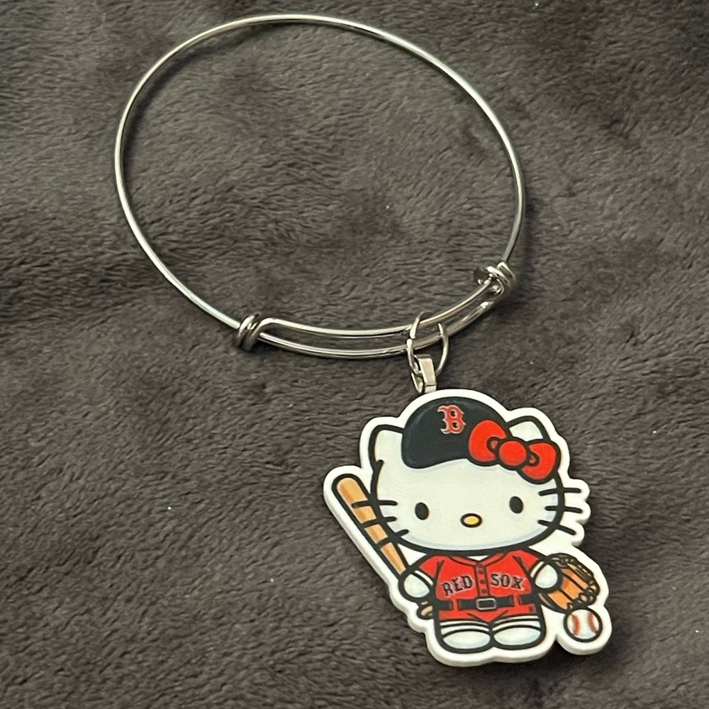 Hello Kitty Red Sox Charm Bracelet